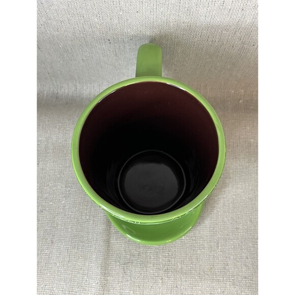 GREEN Disney Mad Hatter Mug Alice Wonderland Mad as a Hatter Tea Coffee Mug Cup - Picture 7 of 10